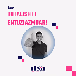 Postim i personalizuar në rrjetet sociale me foton tënde për rekomandimin e alletta-s