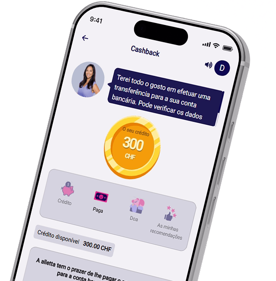 Receber o teu cashback
