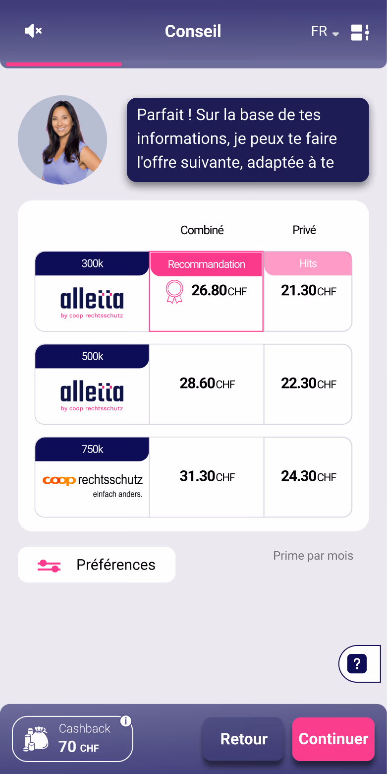 Choisir la protection juridique avec alletta et comparer les offres.