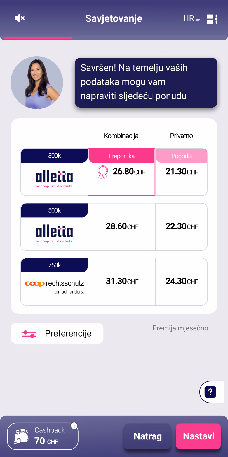 Escolher proteção jurídica com a alletta e comparar ofertas.
