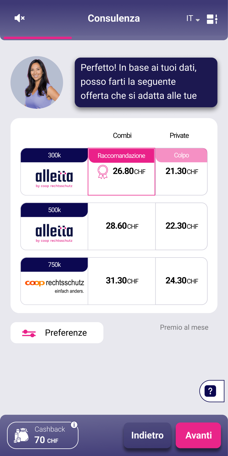 Scegliere la tutela legale con alletta e confrontare le offerte.