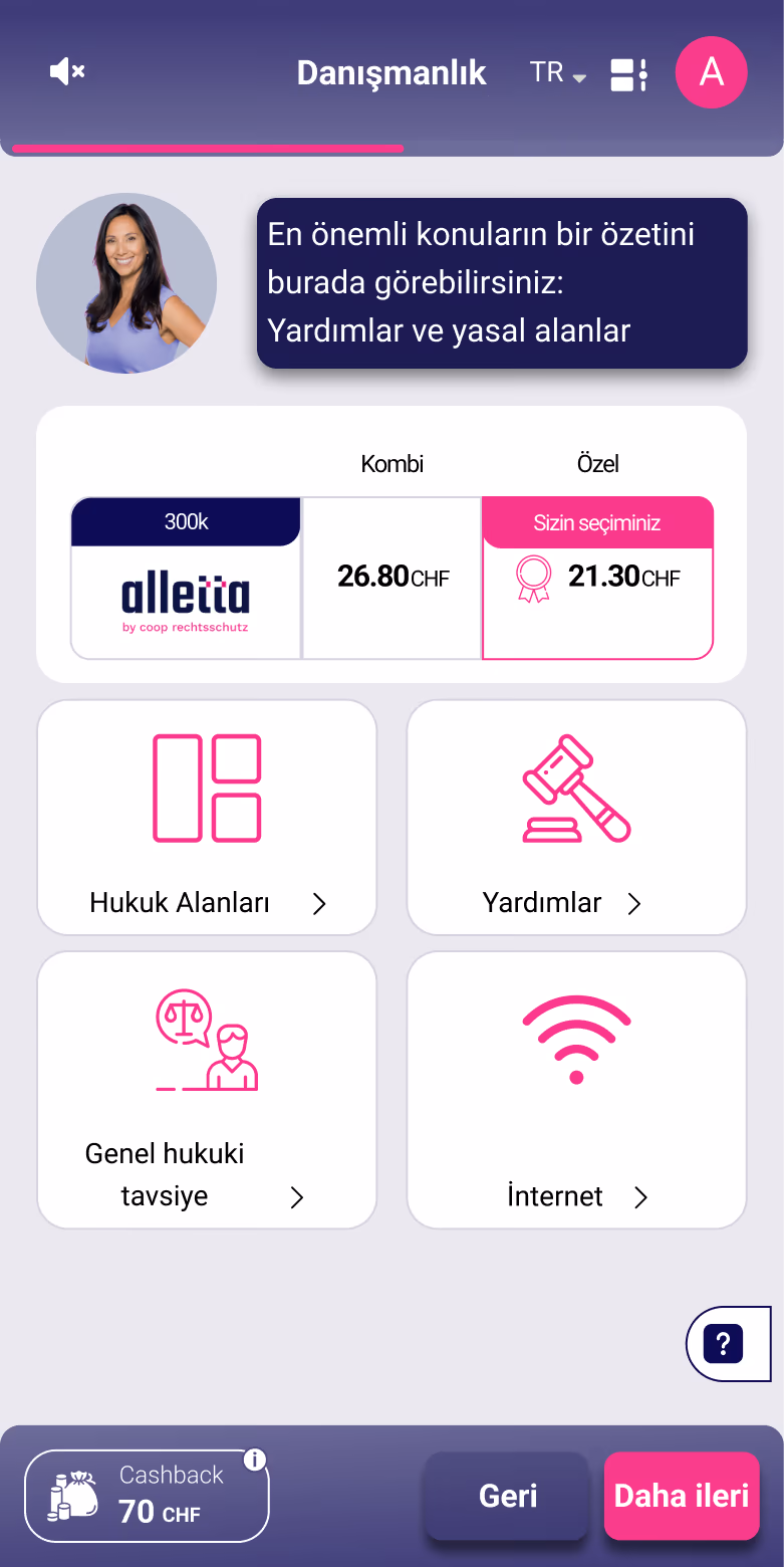 alletta ile hukuki korumayı karşılaştır.
