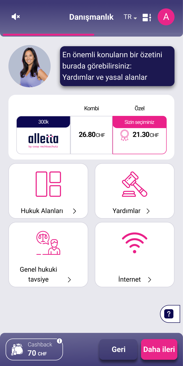 alletta ile hukuki korumayı karşılaştır.