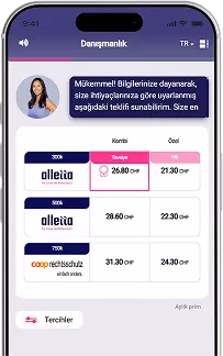 alletta uygulaması hukuki koruma tekliflerini karşılaştırıyor