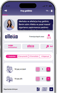 alletta uygulaması hukuki koruma için durumunu soruyor